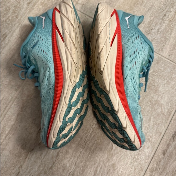 Hoka Clifton 8 Tiffany Green Running Shoes - Picture 9 of 12